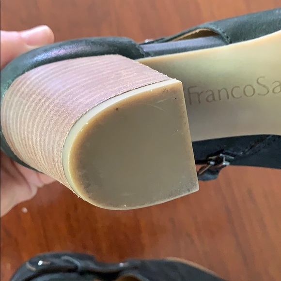 Like new Franco Sarto Black new buck short boots. - Picture 6 of 6